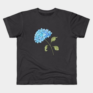 Hydrangea blue Kids T-Shirt